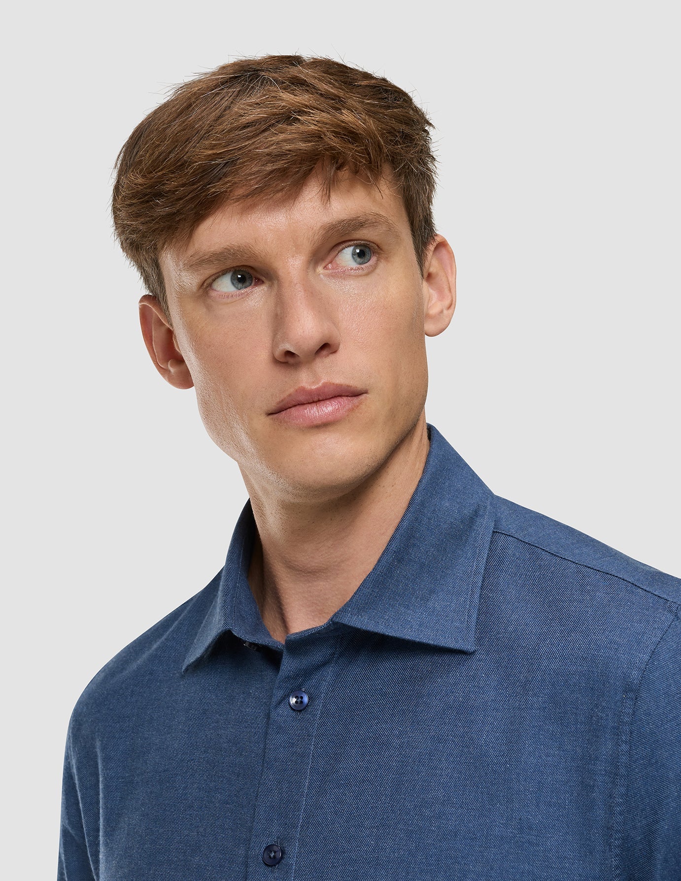 Soft Flannel Shirt Dark Navy